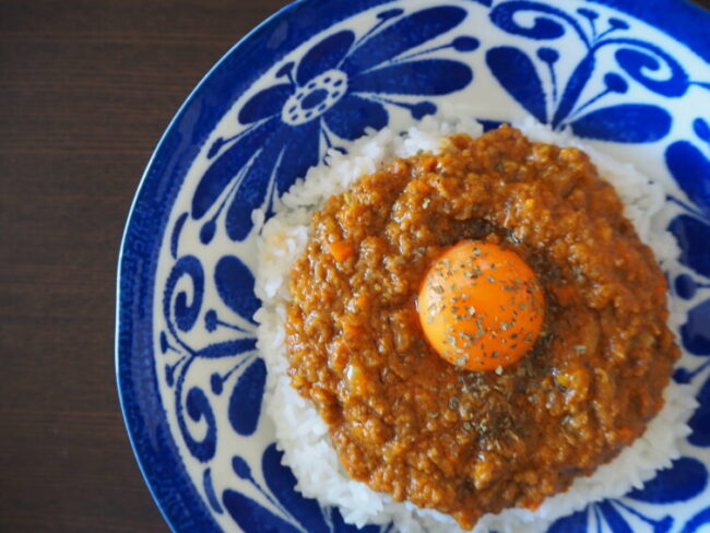 ホットクックで作ったキーマカレー